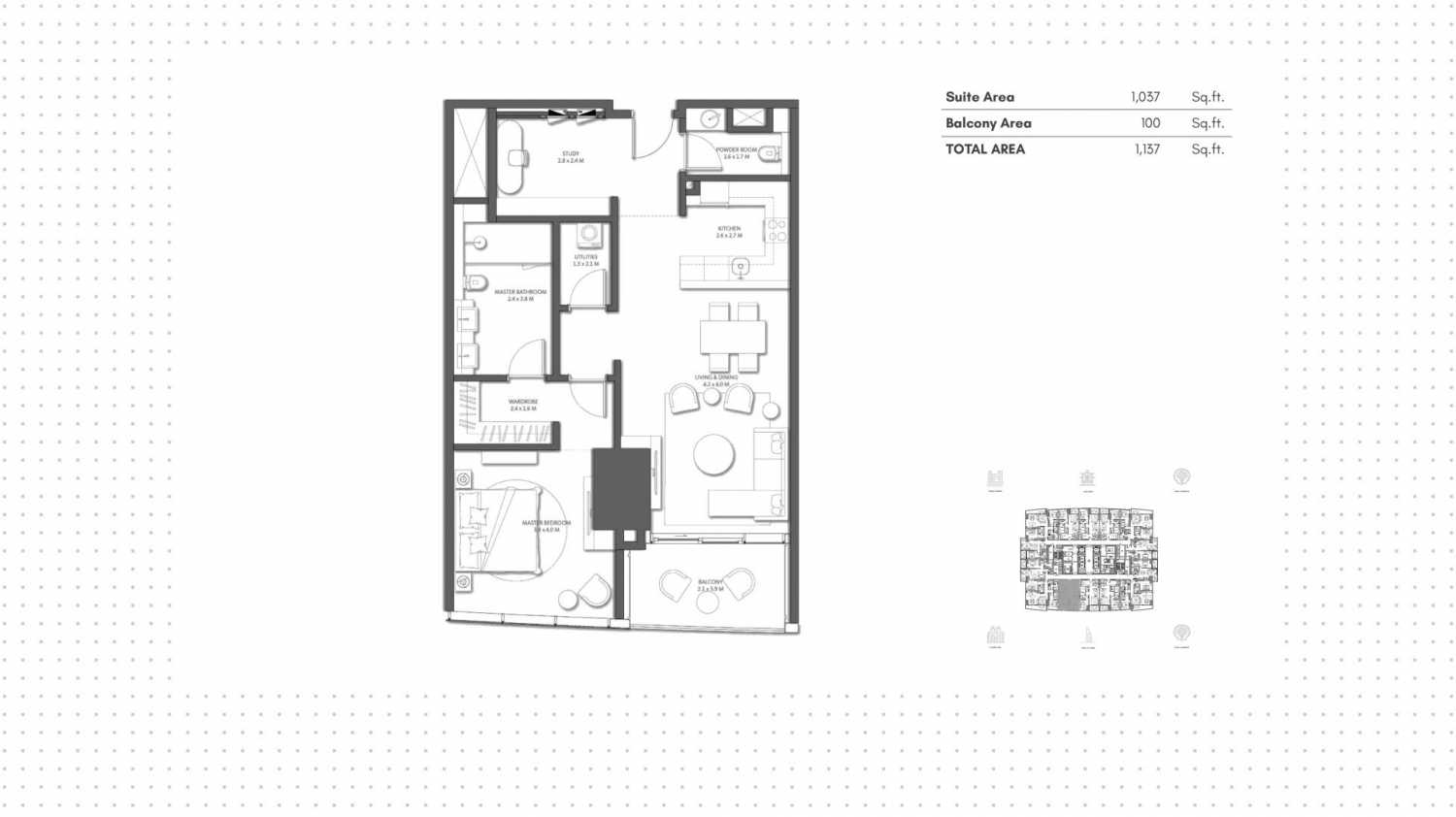 1-bedroom apartment-0-1